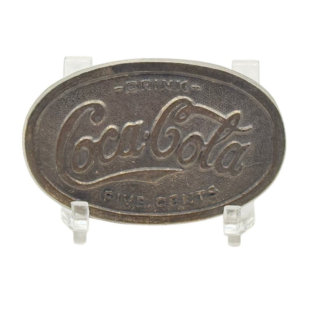 The Coca-Cola Company Coca-Cola Refreshed Advertising Belt Buckle